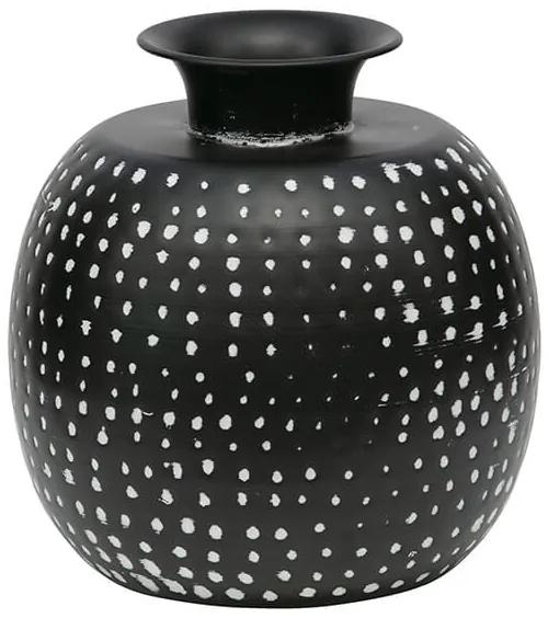 Emori váza čierna/biela 29x27