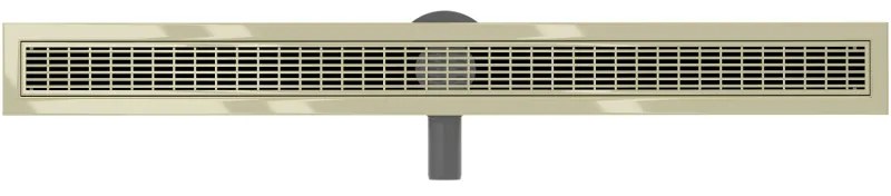 Mexen Flat 360°, nerezový sprchový žľab vzor M33 80 cm, zlatá lesklá, 1533080-40