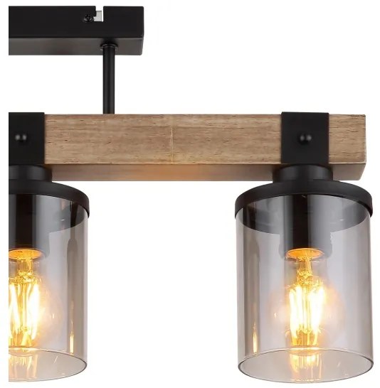 Globo 15555-3D - Prisadený luster LILA 3xE27/60W/230V