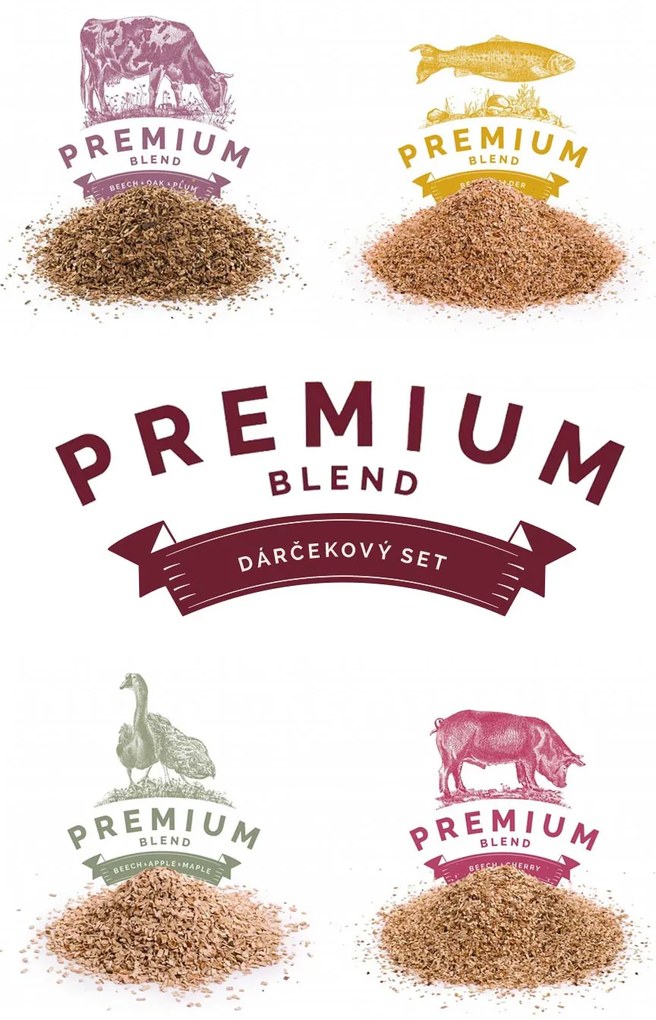 KAISER Prémiový set jemnej drviny - pre elektrické udiarne