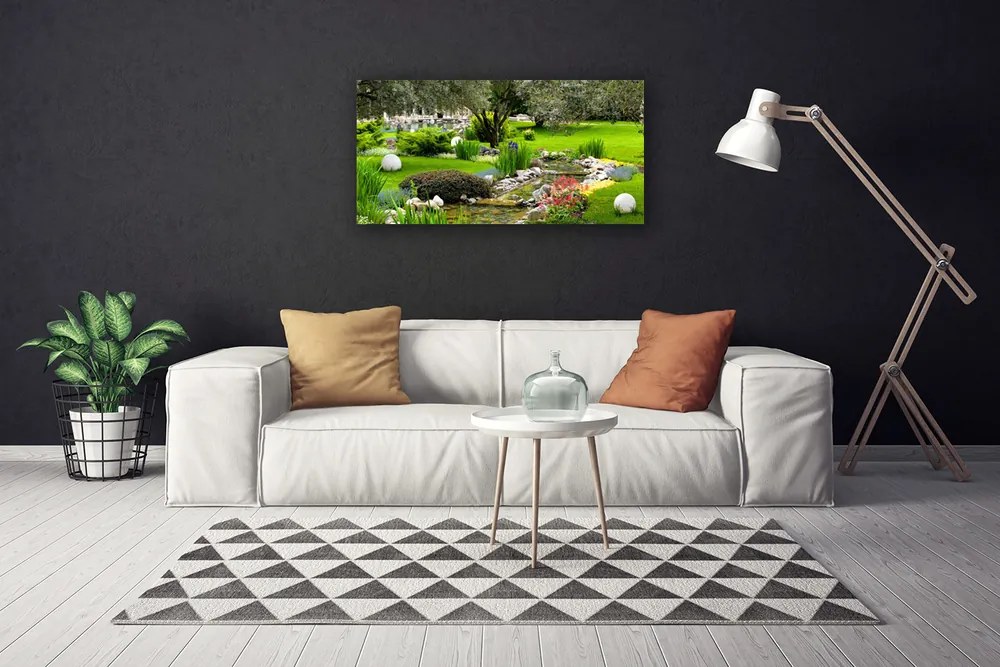Obraz Canvas Zahra strom kvety príroda 100x50 cm