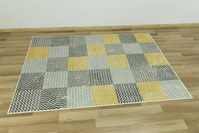 Koberec Luna 503568/89935 Patchwork žltý