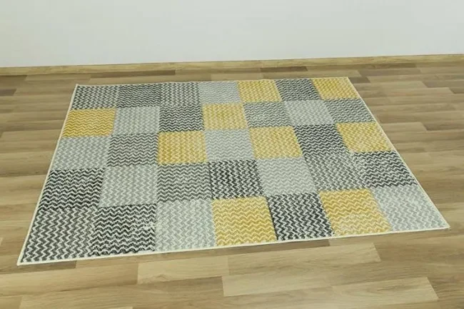 Koberec Luna 503568/89935 Patchwork žltý