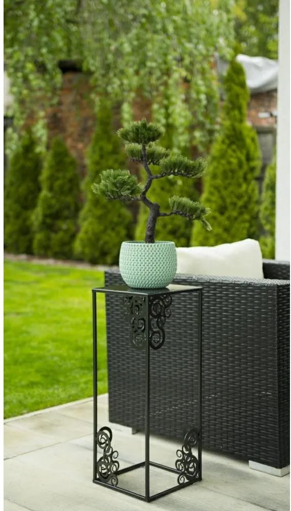 STOJAN NA KVETINÁČ FRAME 60X24X24 CM ČIERNA