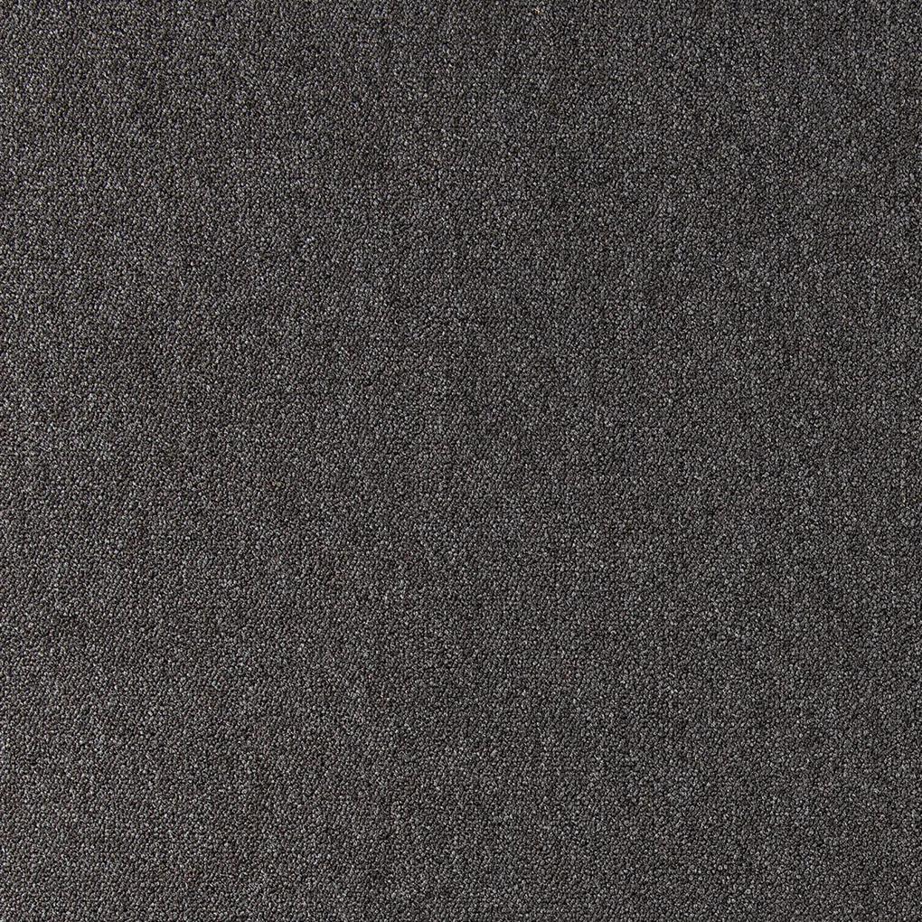 Tapibel Metrážny koberec Cobalt SDN 64051 - AB čierny, záťažový - Kruh s obšitím cm