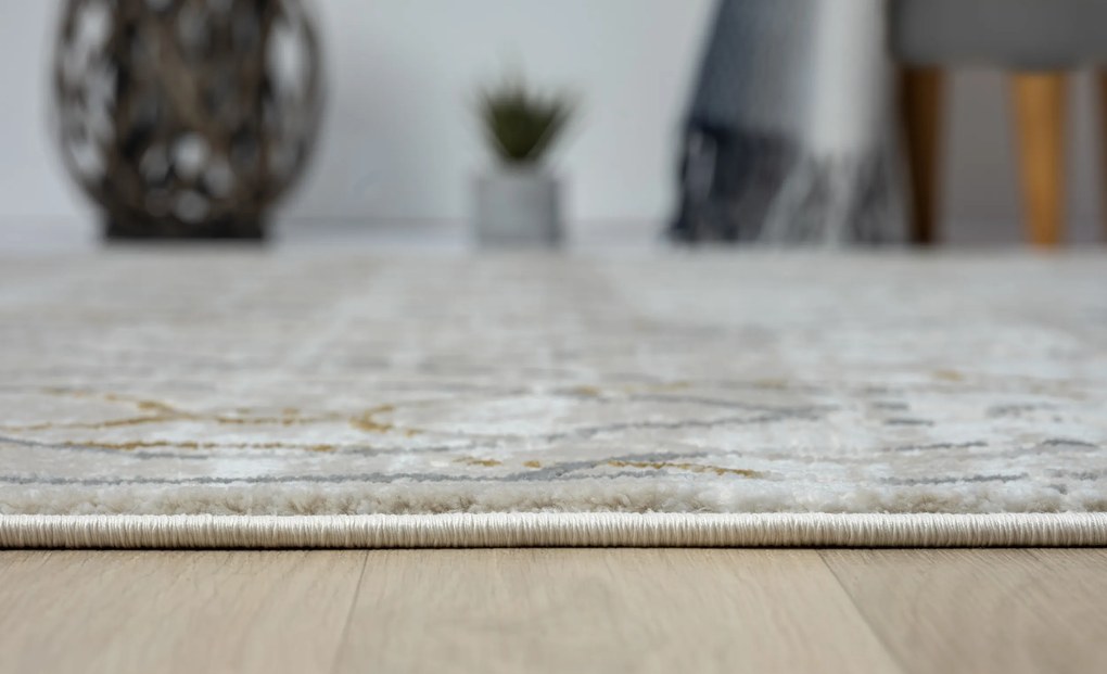 My Flair, Kusový koberec My Floor creme, 160x230, šedá, chodba / predsieň