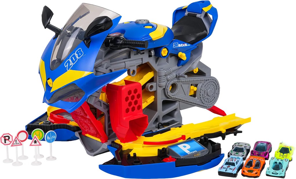 Ramiz Parkovanie MEGA s funkciou dymu Motocykel