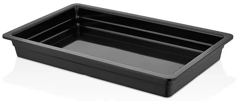 KULSAN MELAMÍNOVÁ GASTRO MISA 53X32,5X6,5CM ČIERNA