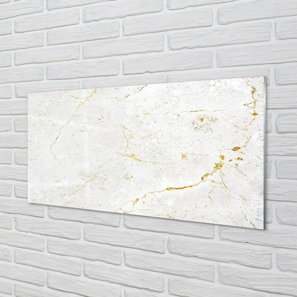 Obraz na skle Marble kamenný múr 100x50 cm