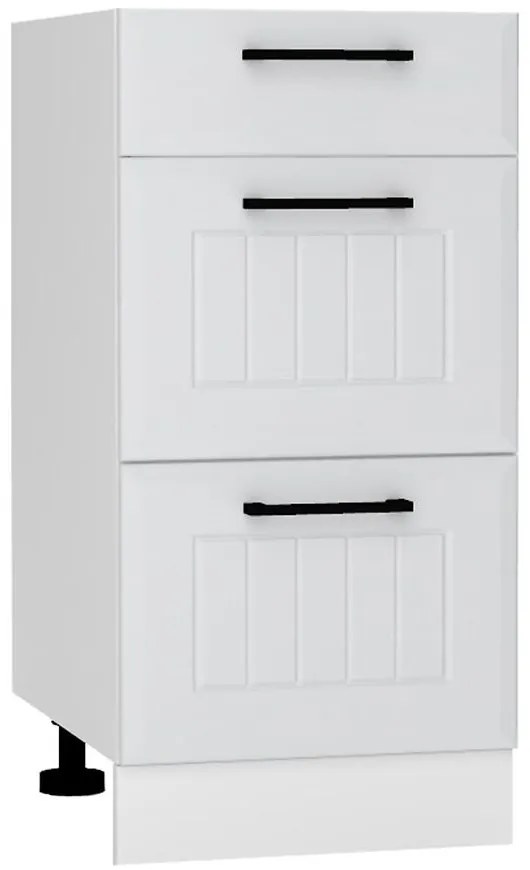 Skrinka do kuchyne Irma D40s/3 Svetlo šedá Mat