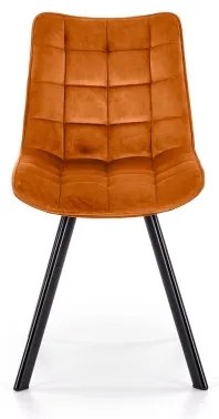 Jedálna stolička COMORO, 1 ks, škoricovo-hnedá