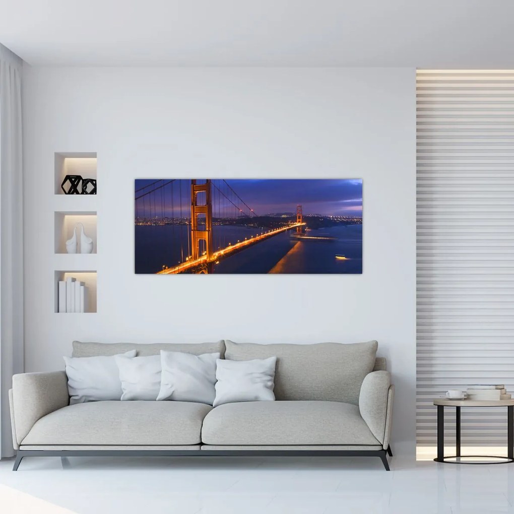 Obraz - Golden Gate Bridge (120x50 cm)