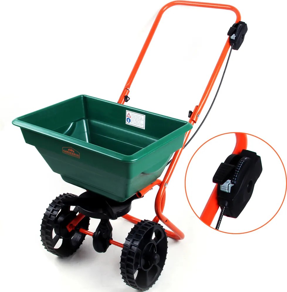 Posypový vozík SEED, 25l, zelená/oranžová Gardebruk