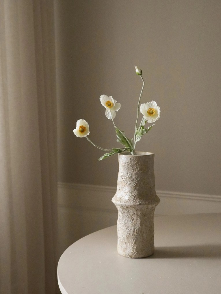 Rastlinná dekorácia White Poppy