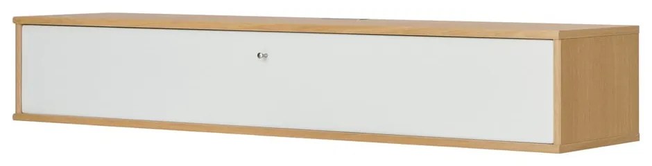 TV stolík v dekore duba v bielo-prírodnej farbe 133x22 cm Mistral – Hammel Furniture