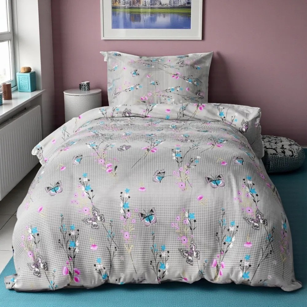 Bavlnené obliečky Homa ZELDA SPRING 4-dielna sada 140x200 cm