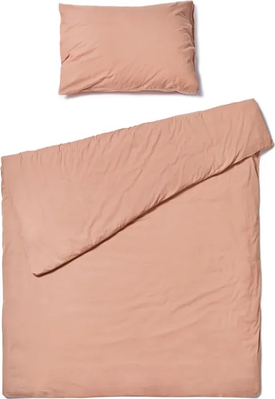 Bavlnené obliečky CALMORA púdrovo ružové Rozmer obliečky: 2 ks 70 x 90 cm | 160 x 220 cm