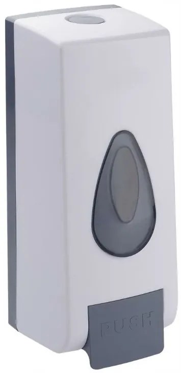 BISK Erga M1, dávkovač tekutého mydla 600ml, biela-šedá, ERG-08074