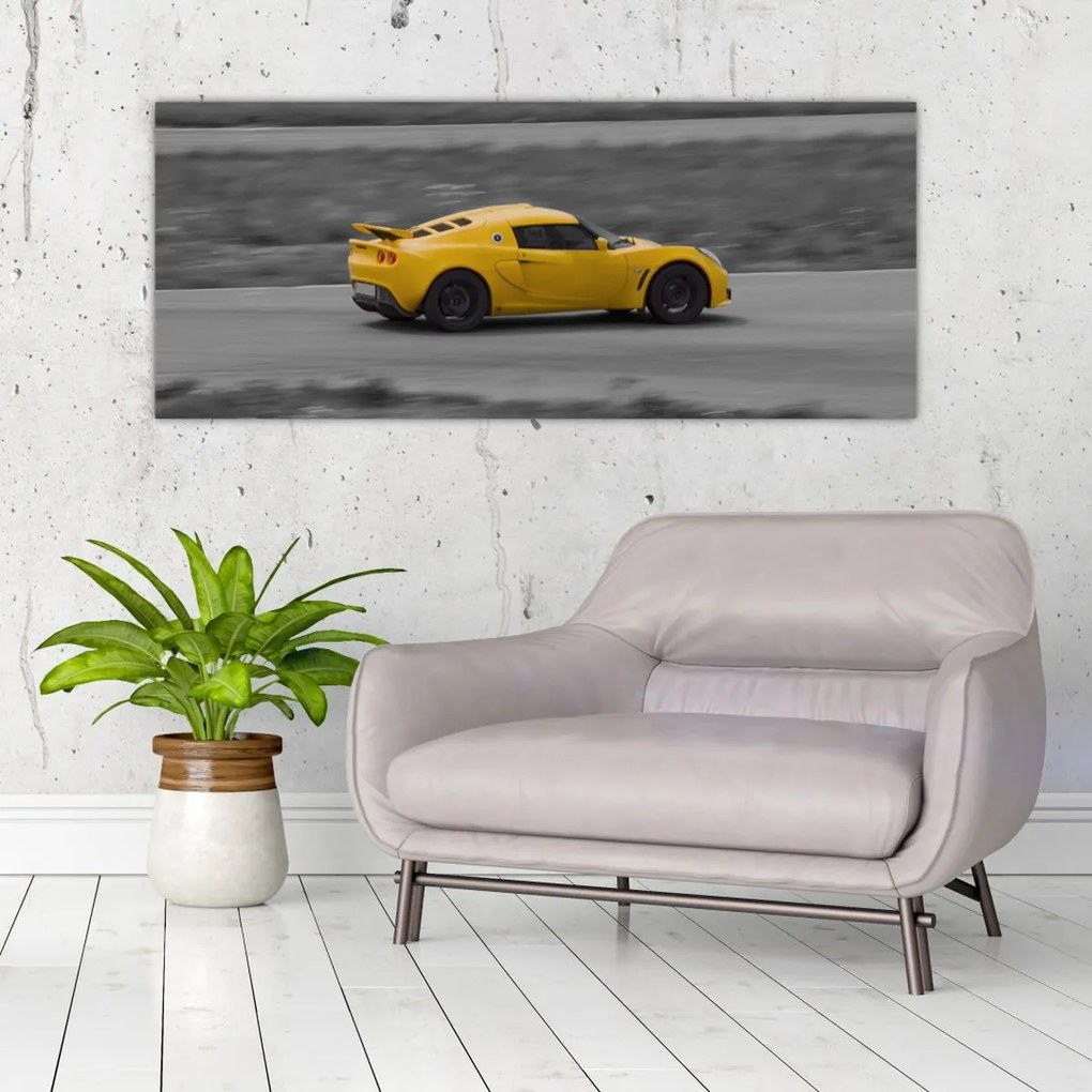 Obraz - Rýchle auto (120x50 cm)