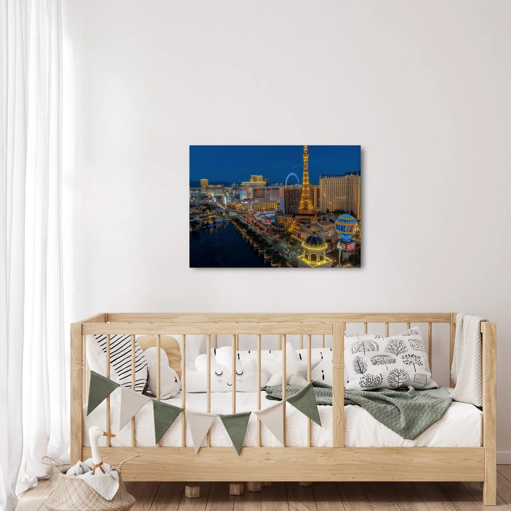Obraz nočného Las Vegas (70x50 cm)
