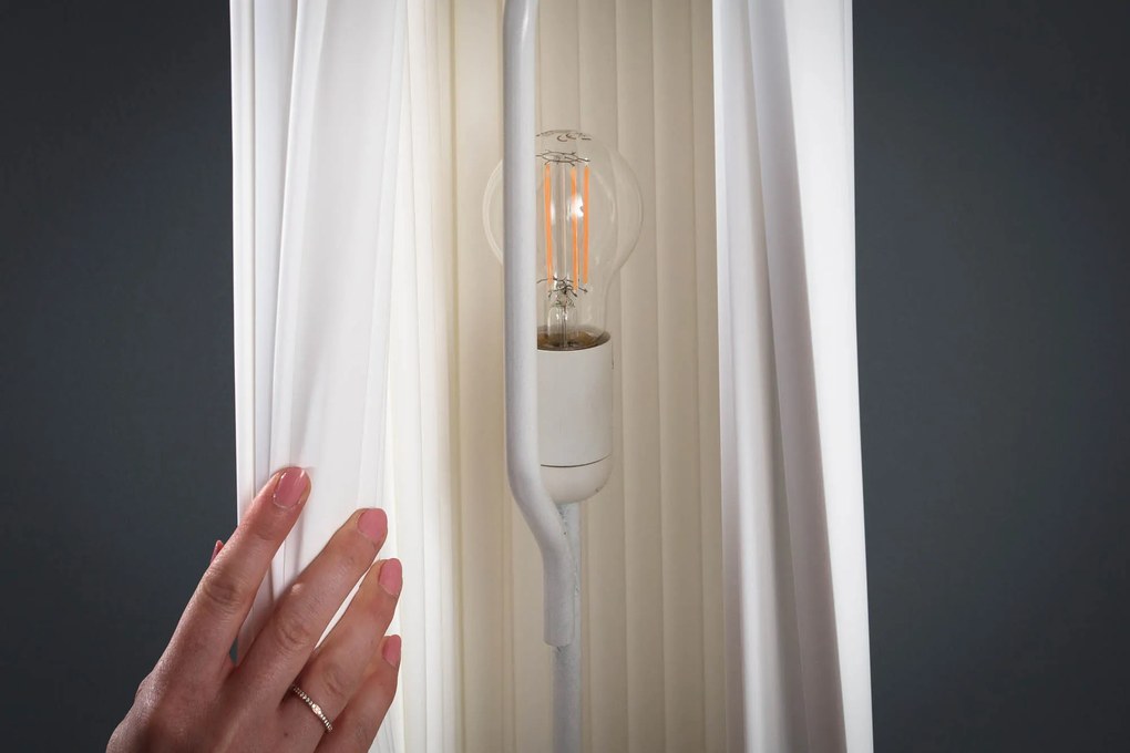 Stojacia lampa Paris 160cm biela