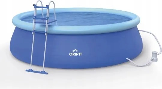 Bazén Crivit Easy Set Quick-up-Pool Záhradný Rozperný Okrúhly 457 x 122 cm