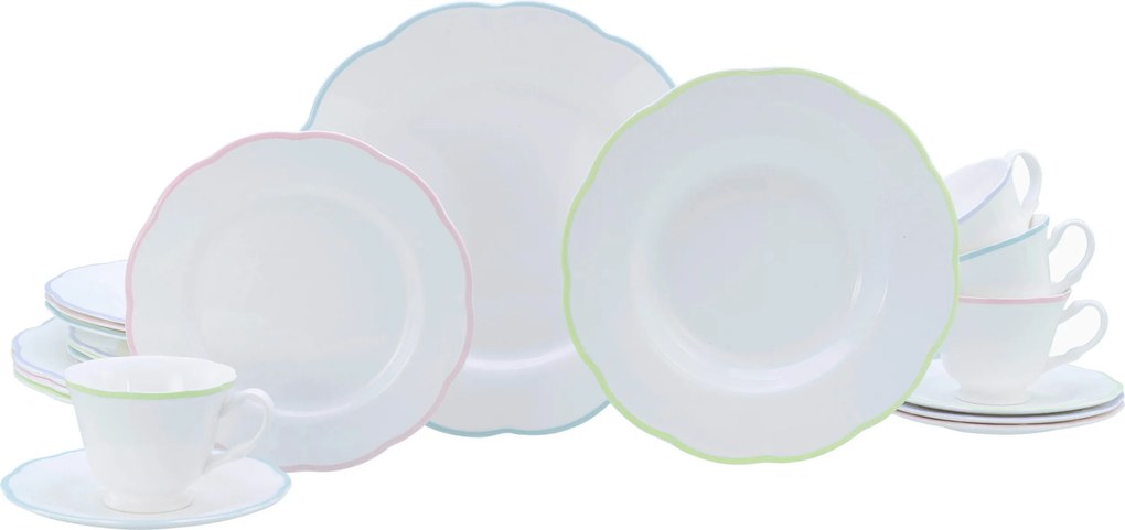 XXXLutz KOMBINOVANÝ SERVIS Florine Bunt 20-dielne Creatable - Online Only bytové doplnky - 007768074803