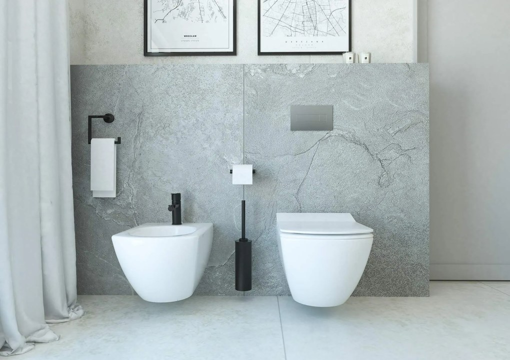 Deante Anemon, závesný bidet  52 x 37 cm Rimfree, biela, CDZ_6BPW