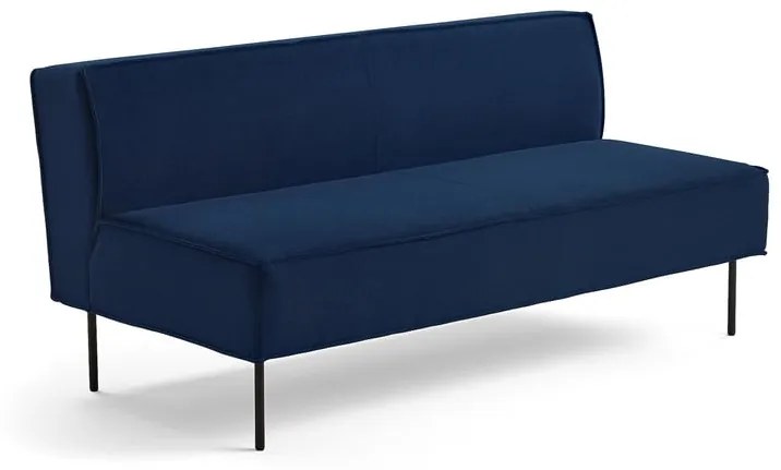 Pohovka COPENHAGEN PLUS, 2-miestna, látka, námornícka modrá