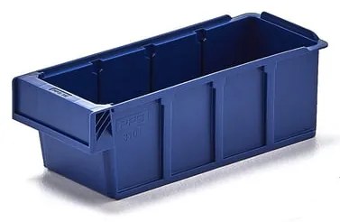 Plastový box DETAIL, pre 3 deliacich priečok, 300x115x100 mm, modrá