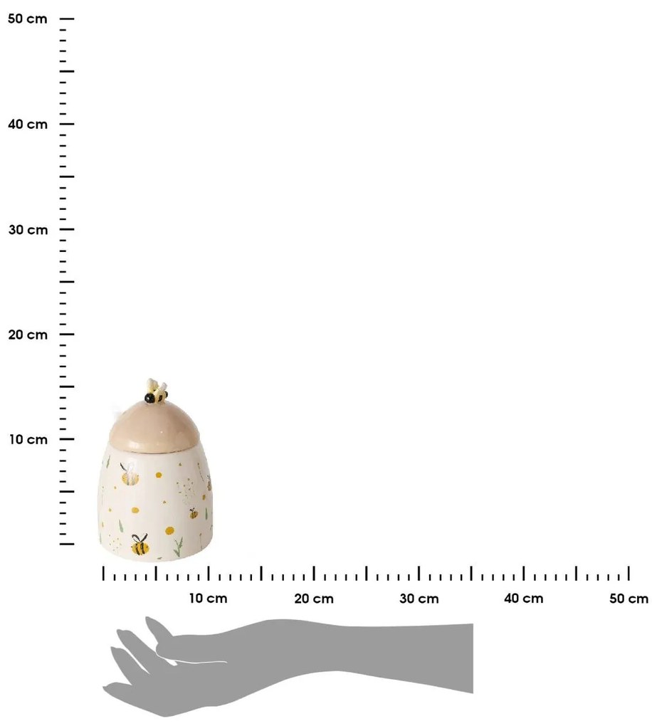 BOLTZE Keramická cukornička Honey1, 445 ml