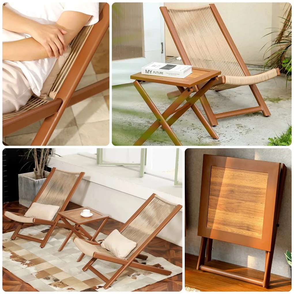 Záhradná zostava Relax toffi karamelovo hnedá