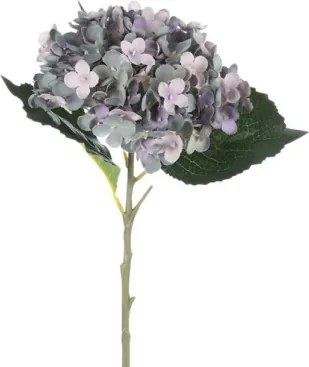 Umelá kytica Hortenzia 50 cm, modrá%