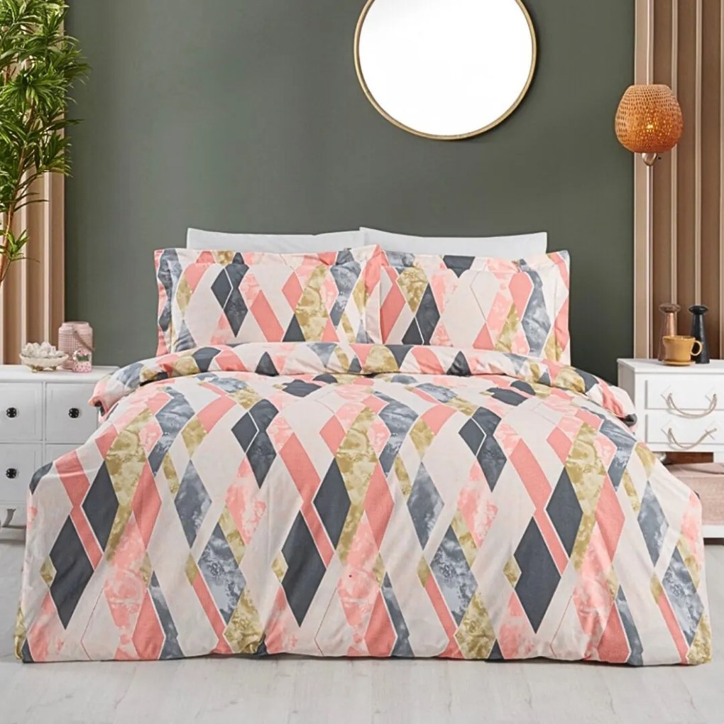 Obliečky bavlnené Alica 200x140cm+90x70cm TiaHome