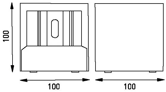 LED Vonkajšie nástenné svietidlo TILL LED/6W/230V IP44