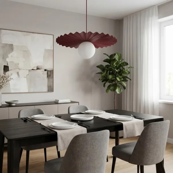 Luster na lanku UMBRA 1xG9/8W/230V červený
