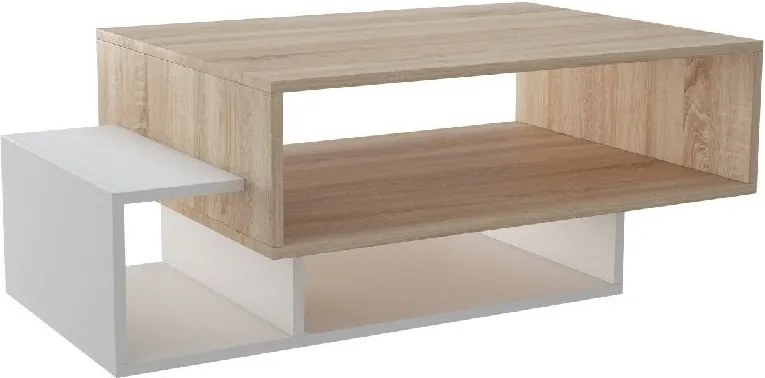 Konferenčný stolík Gemini Vanilla, 100 × 60 cm