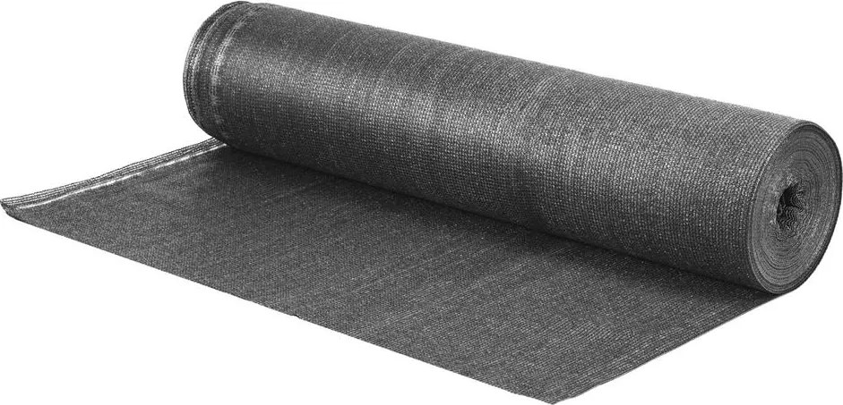 Tieniaca sieť 95 % – 1,5 × 50 m, 185 g/m², svetlý antracit + 200 ks viazacích pások Springos SN0062