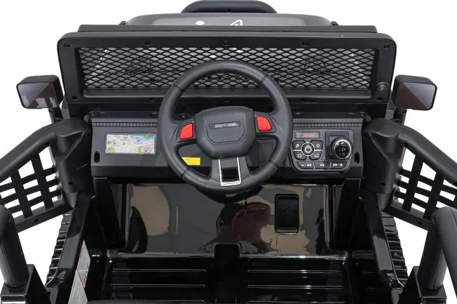 Elektrické autíčko Jeep BEAST 4x4 čierne