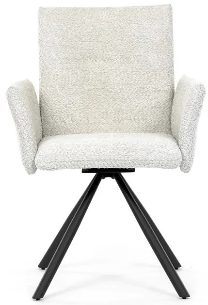 Autronic BONTEC Jedálenská stolička, krémová, látka bouclé, DCH-W1117 CRM2 Farba: Krémová