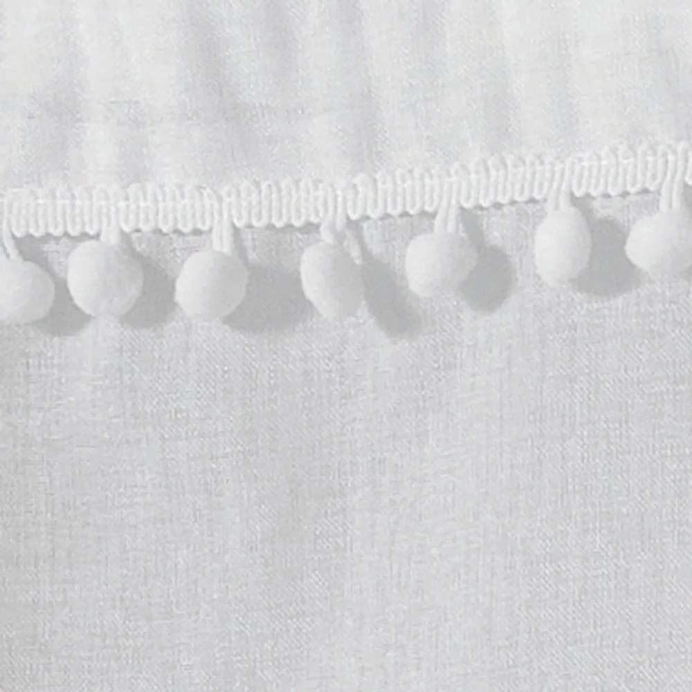 Biele voálové záclony v súprave 2 ks 60x90 cm Poupette – douceur d'intérieur