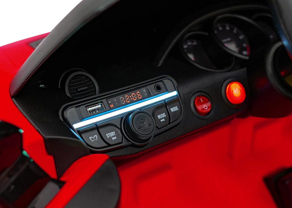 Ramiz Porsche Spyder RS 718 farba Červená