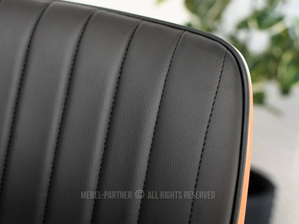 Stolička Hamand (orech tmavý + čierna). Akcia -13%. Vlastná spoľahlivá doprava až k Vám domov. 1110618