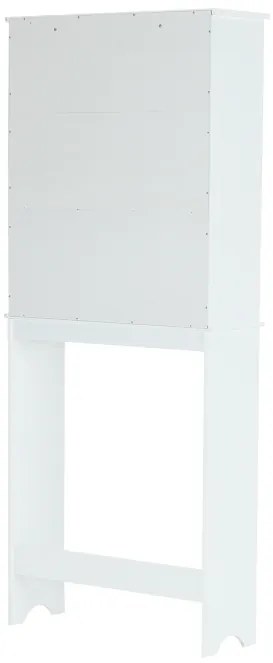 Skříňka nad WC, bílá, ATENE TYP 5