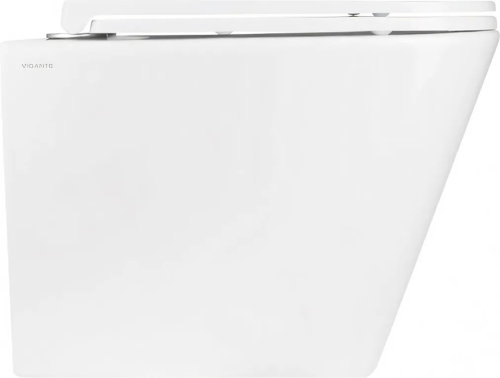 Hydroland Závesná WC misa so SoftClose sedadlom Feret, biela