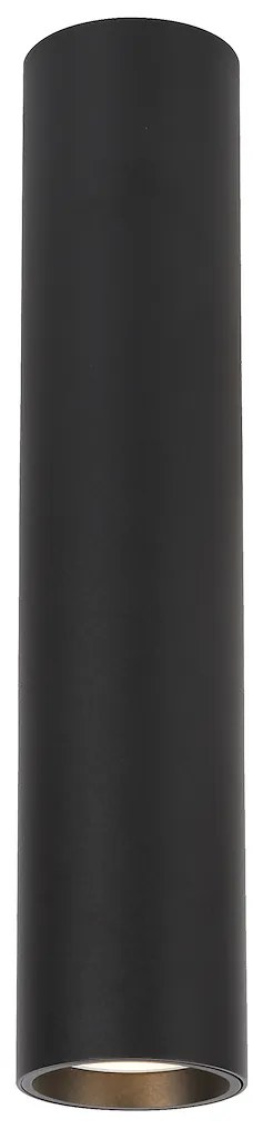 Stropné svietidlo Genesis, 1x čierne kovové tienidlo, (30 cm)