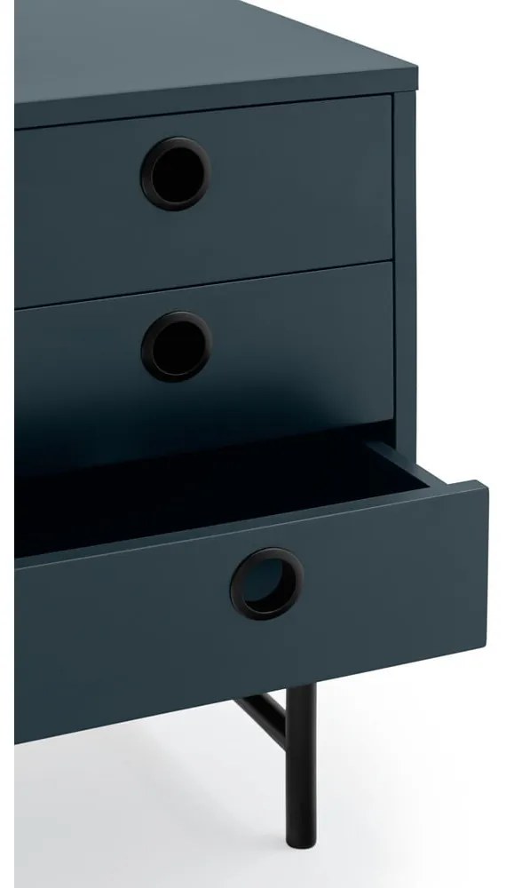 Tmavomodrý nočný stolík Teulat Punto