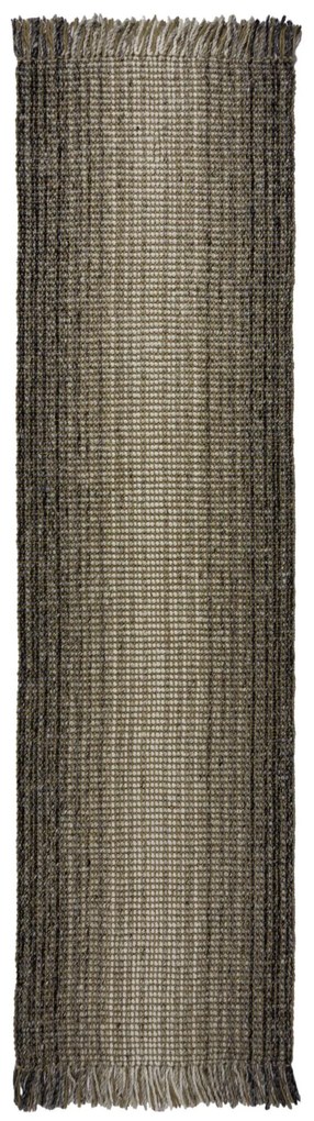 Behúň Mottle Jute Ombre Grey, 60x230, šedá, chodba / predsieň, Flair Rugs