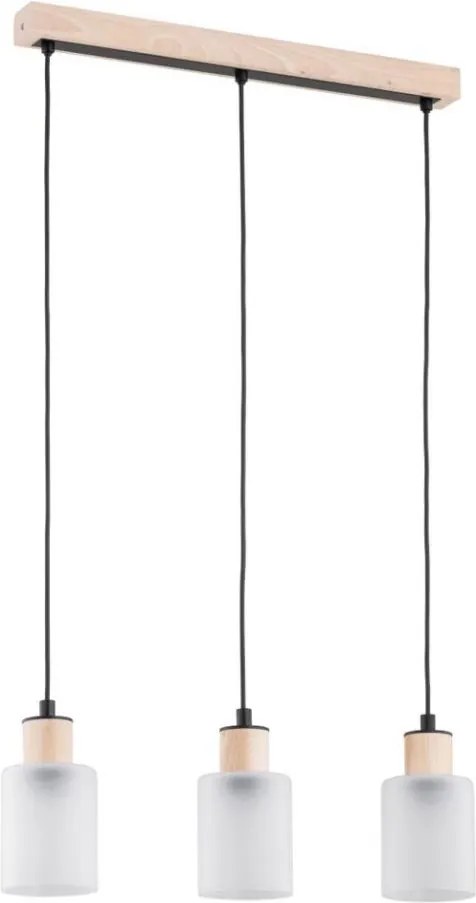 Luster na lanku NATUR 3xE27/60W/230V