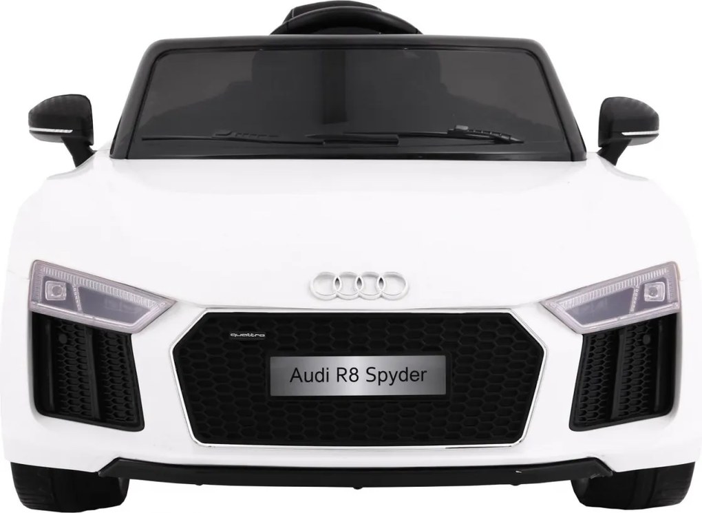 Ramiz Audi R8 Spyder batéria Biela + diaľkové ovládanie
